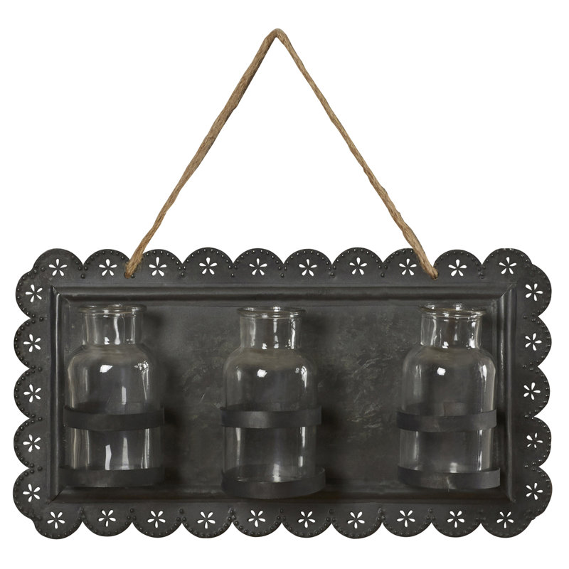 Birch Lane™ Tin Hanging Decor Wall Vase & Reviews Wayfair